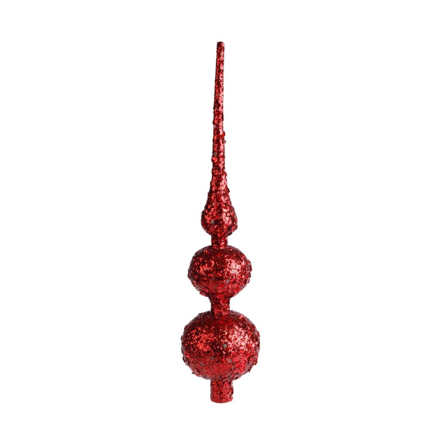 Елочное украшение BABY STYLE Верхушка красная 35 см - фото 1