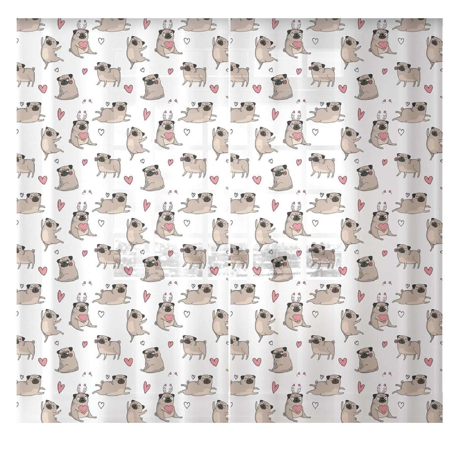 Комплект тюлей Этель Lovely dogs - фото 1