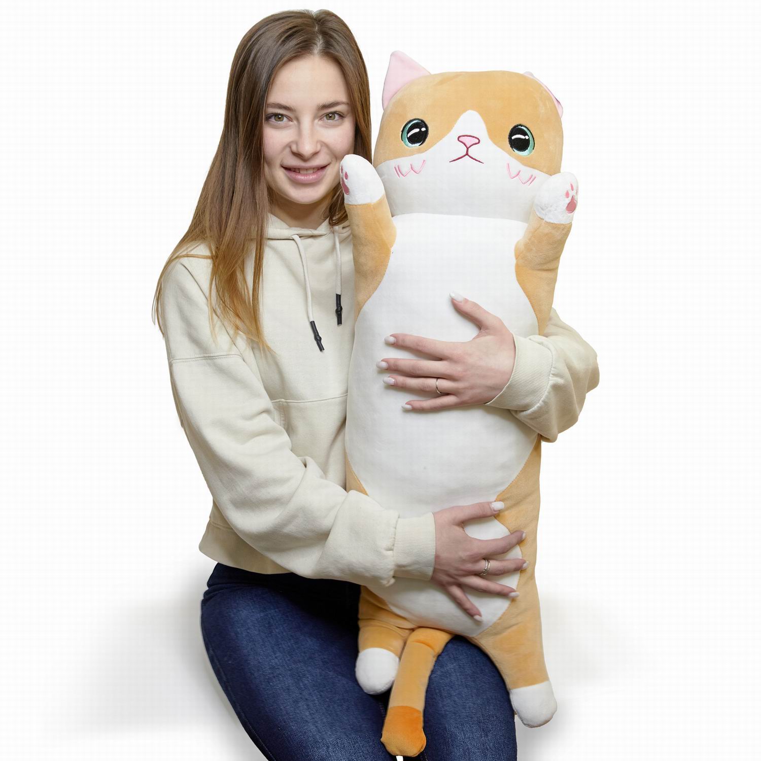 Мягкая игрушка Supersoft Abtoys Кот длинный 90см - фото 5