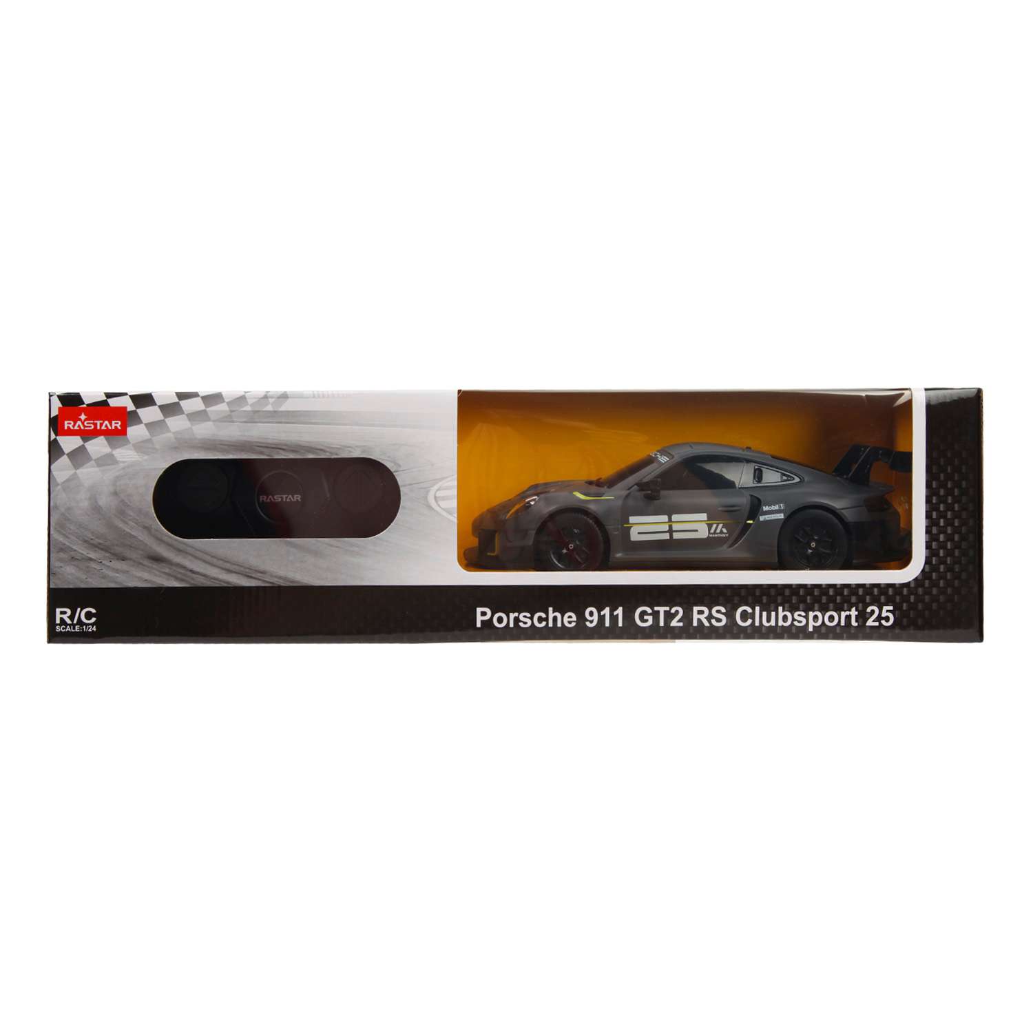 Машина Rastar РУ 1:24 Porsche 911 GT2 Серая 99700 - фото 7