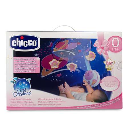 Мобиль Chicco Волшебные звёзды розовый