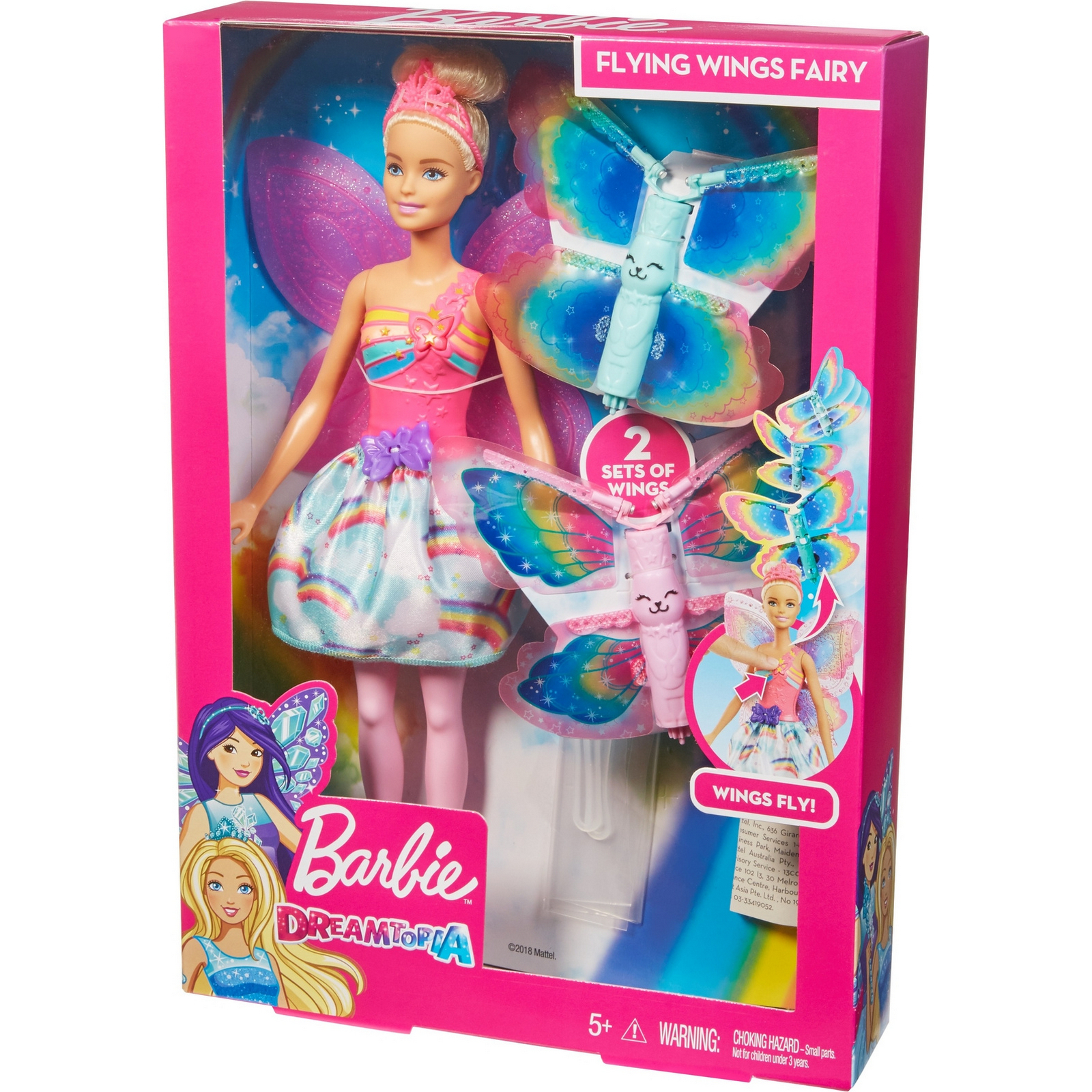 Кукла Barbie Фея с летающими крыльями FRB08 купить по цене 499 ₽ в  интернет-магазине Детский мир