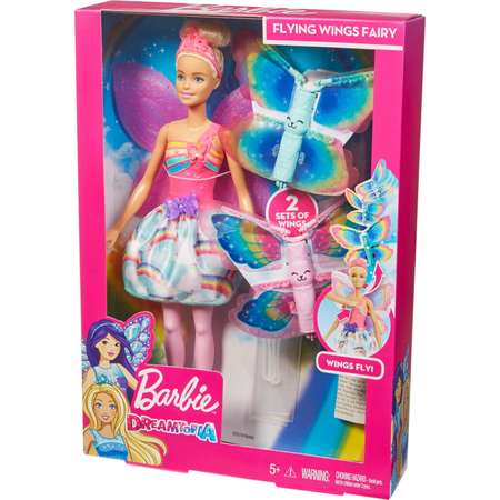 Кукла Barbie Фея с летающими крыльями FRB08