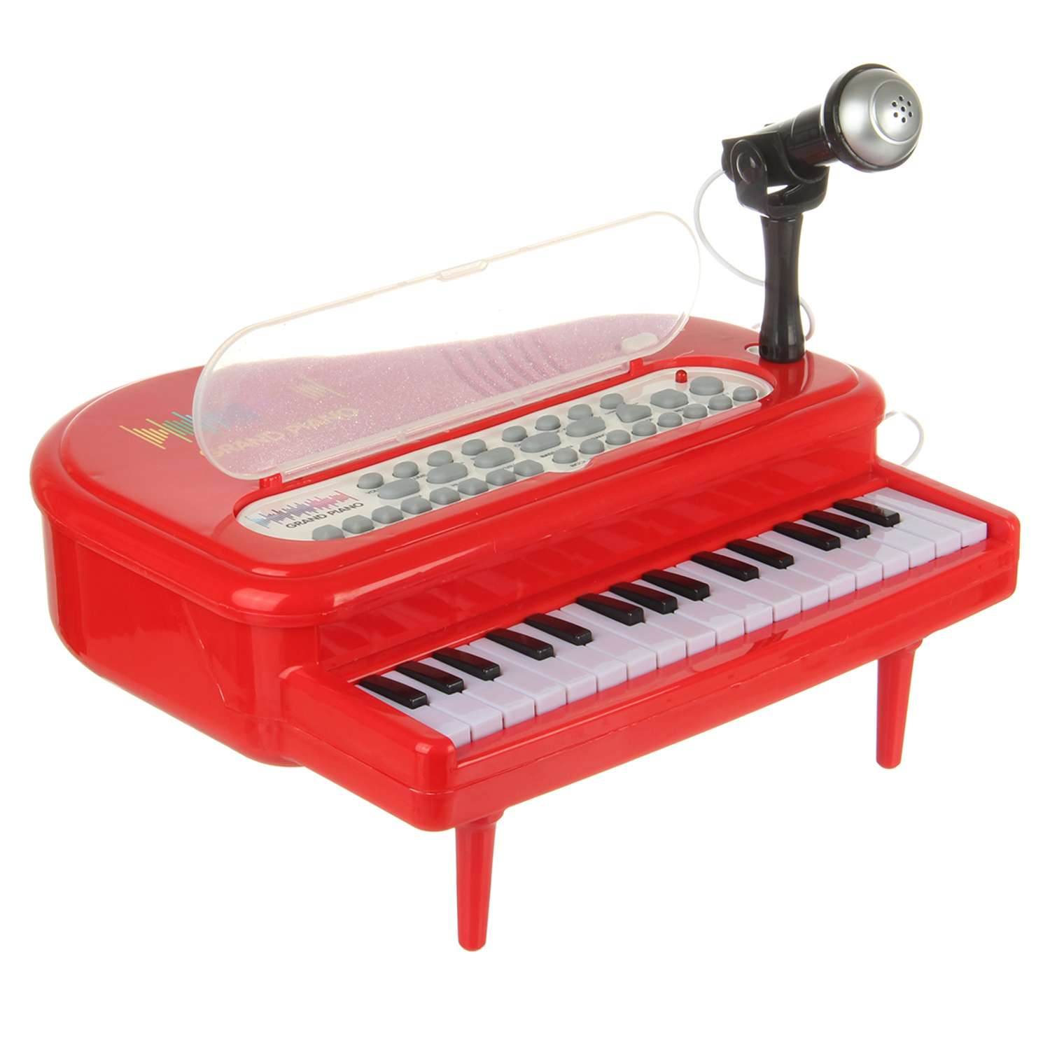 Пианино Veld Co на батарейках микрофон с подставкой - фото 2