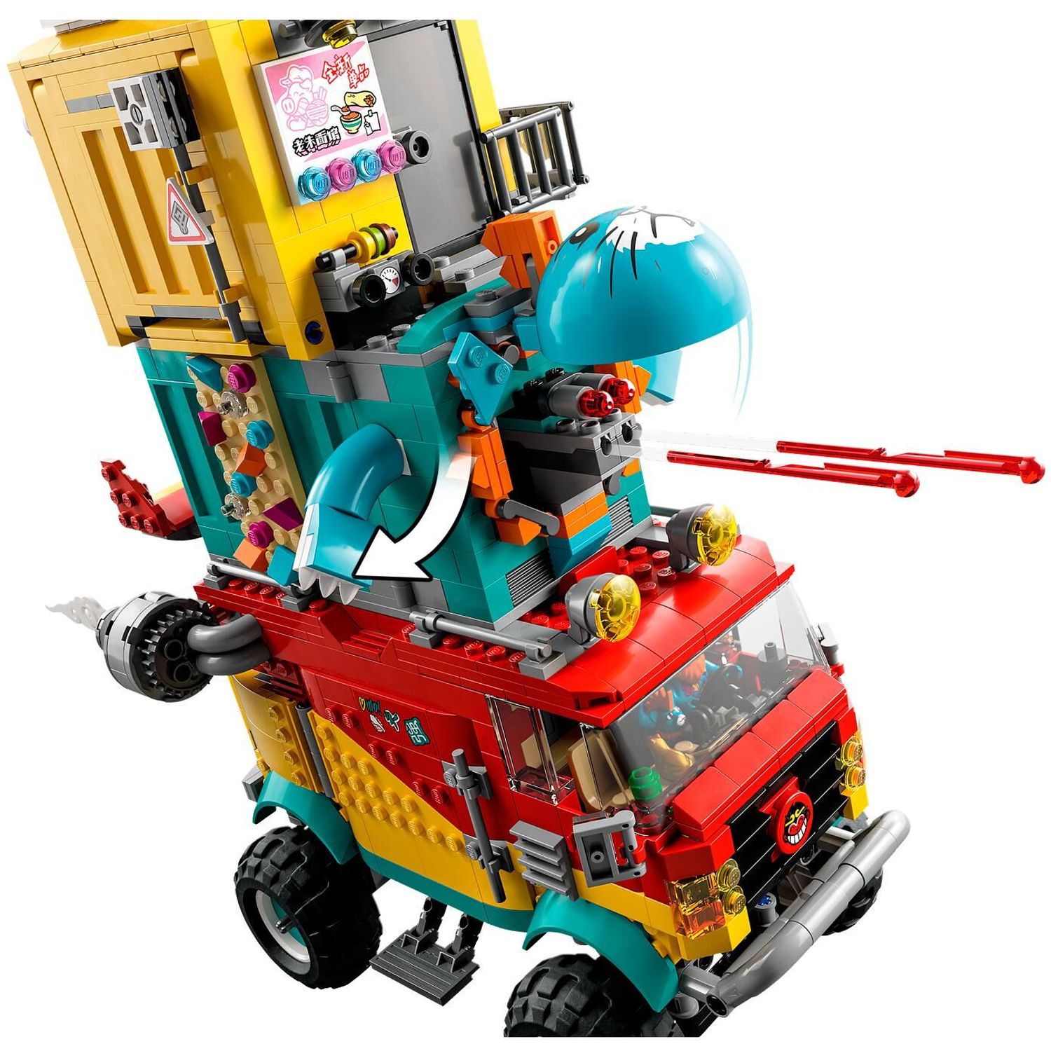 Конструктор LEGO Monkie Kid Фургон команды Манки кида 80038 - фото 4