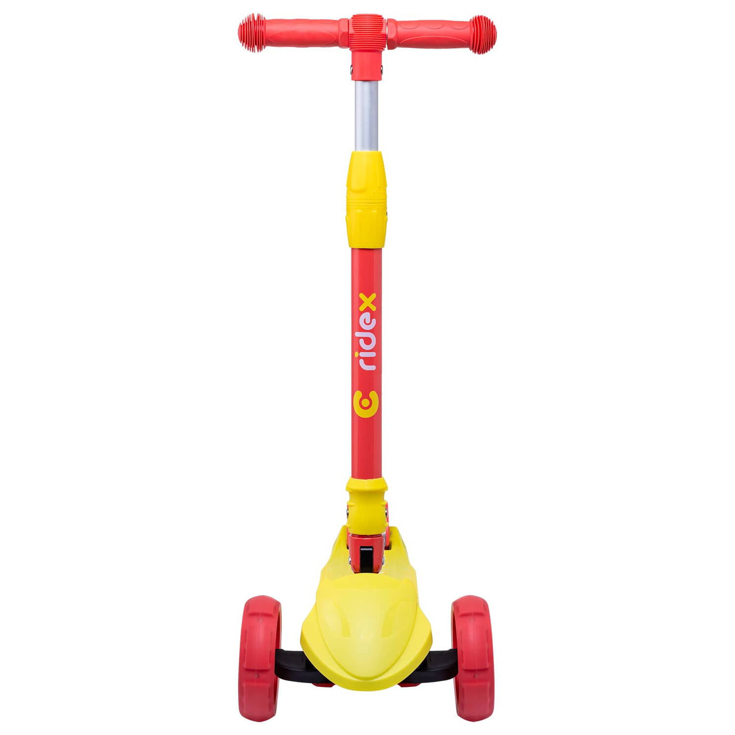 Самокат RIDEX трехколесный 3 wheels scooter Bunny 135/90 yellow/red - фото 3