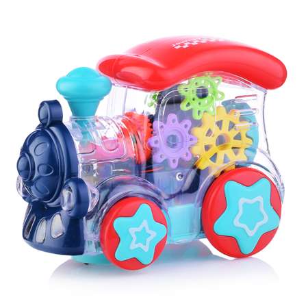 Паровозик Ural Toys музыкальный со световыми эффектами