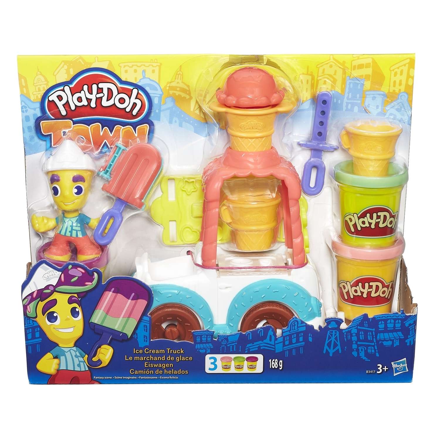 Набор Play-Doh Город. Грузовик с мороженым - фото 1
