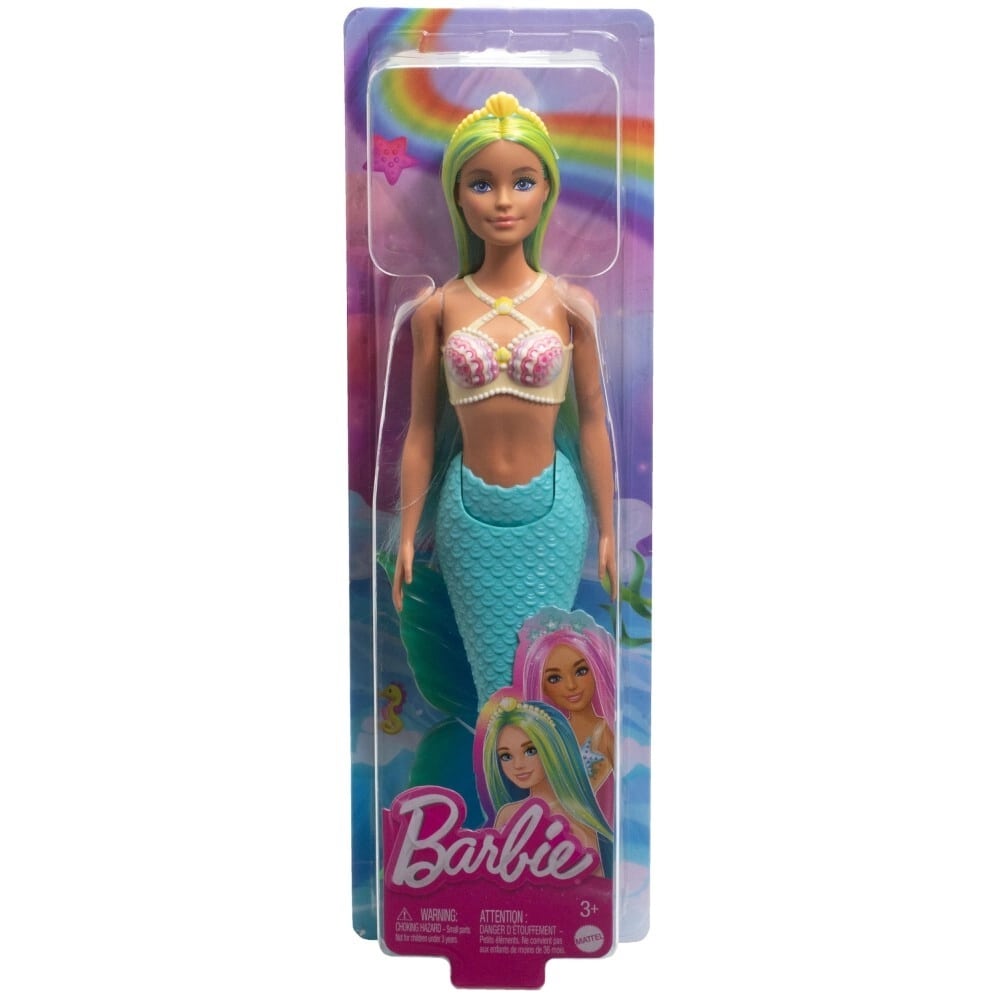 Игровой набор с куклой Barbie Русалка HRR03 - фото 1