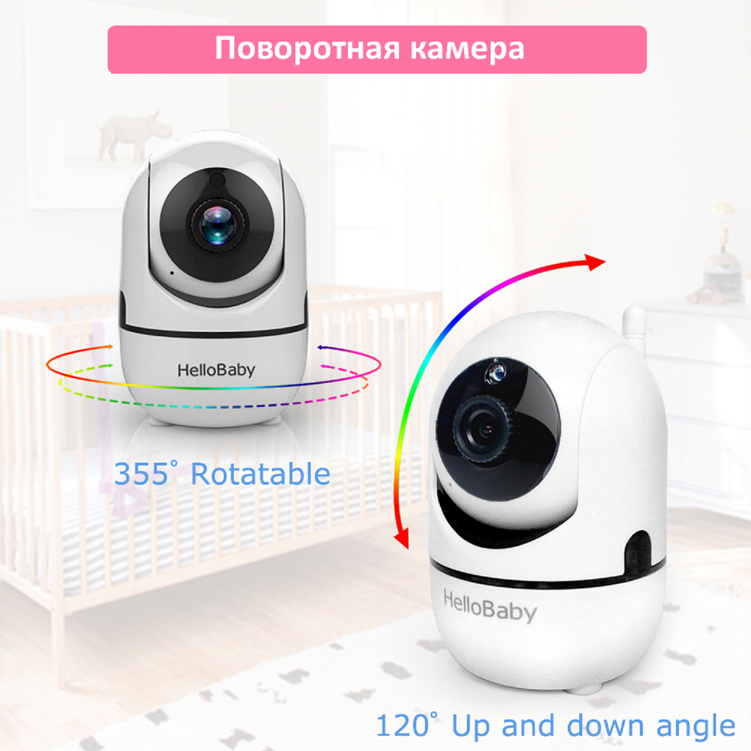 Видеоняня Hellobaby HB65 - фото 4