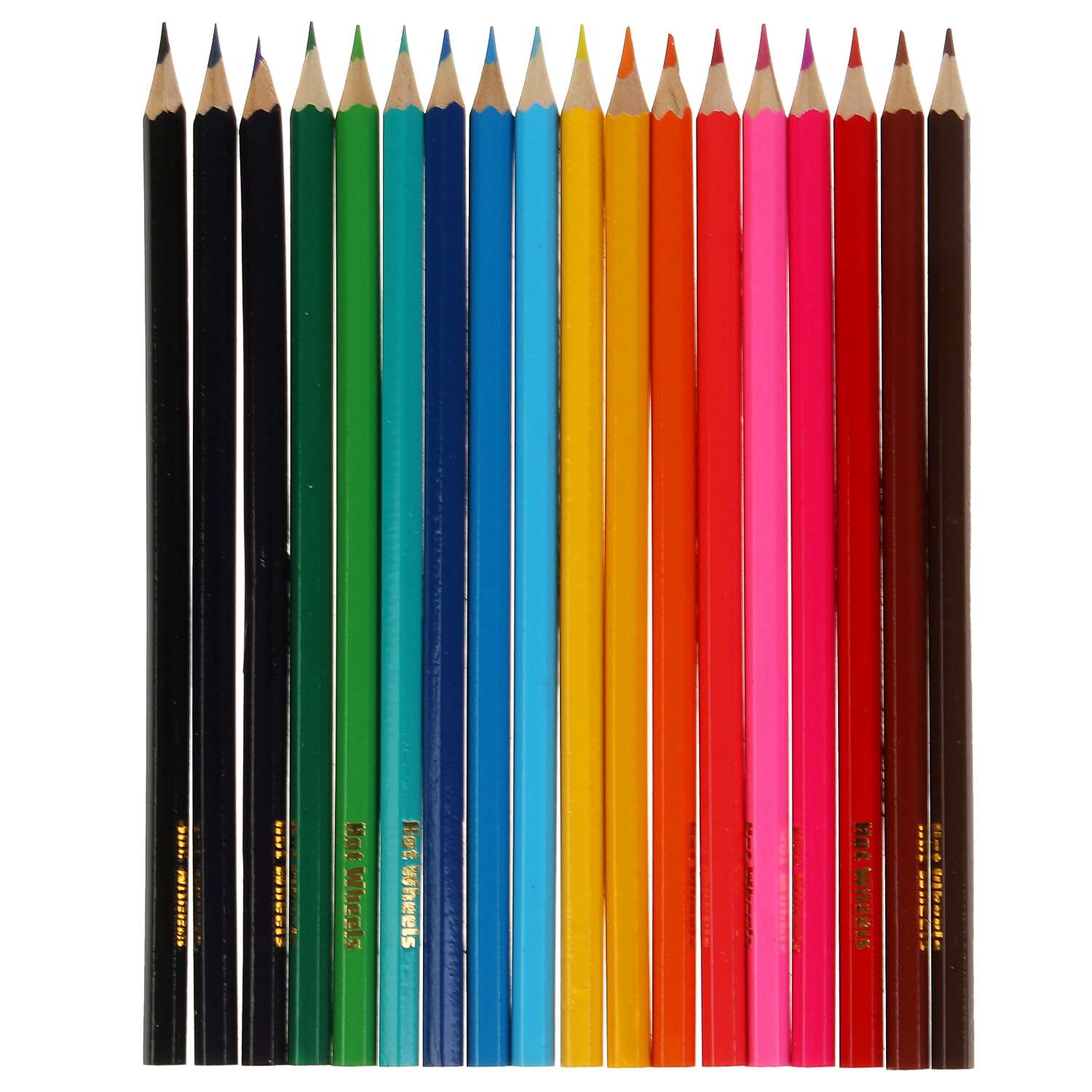 Цветные карандаши Умка Hot Wheels 18 цветов шестигранные 313752 - фото 2