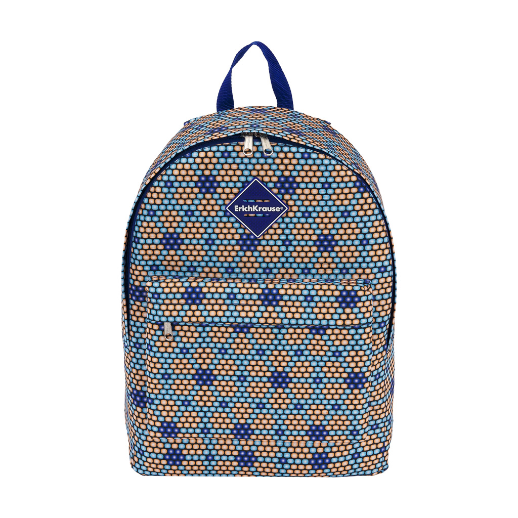 Рюкзак ErichKrause EasyLine Blue and amp Orange Beads 17L - фото 1