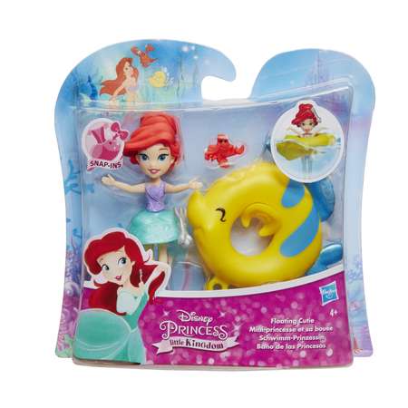 Мини-кукла Princess Hasbro плавающая на круге Ариель B8939EU40