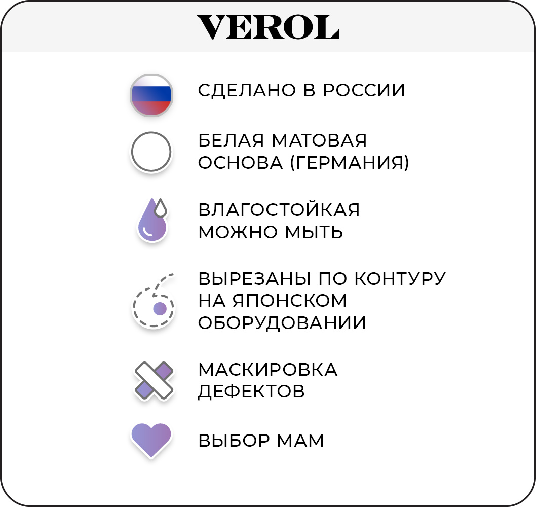 Наклейки интерьерные VEROL Новогодний венок - фото 6