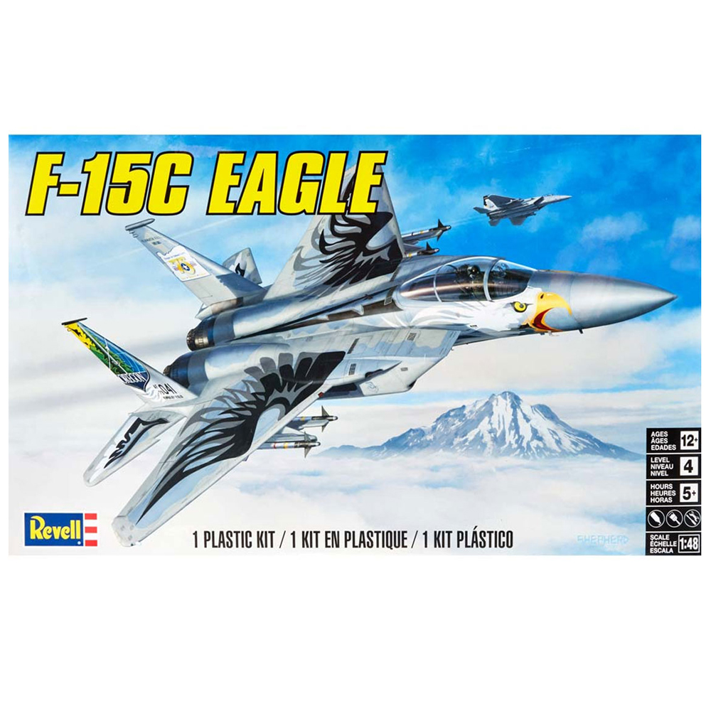 Сборная модель Revell Истребитель McDonnell Douglas F-15C Eagle 15870 - фото 3