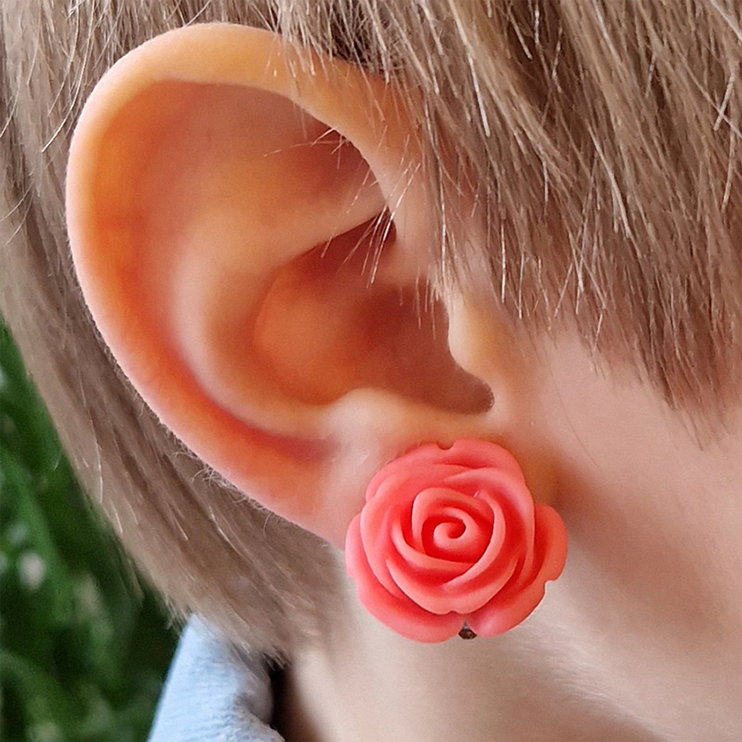 Клипсы детские для ушей Леди Бант модные серьги бижутерия для девочек сережки для подростков без прокола украшение на уши - фото 3