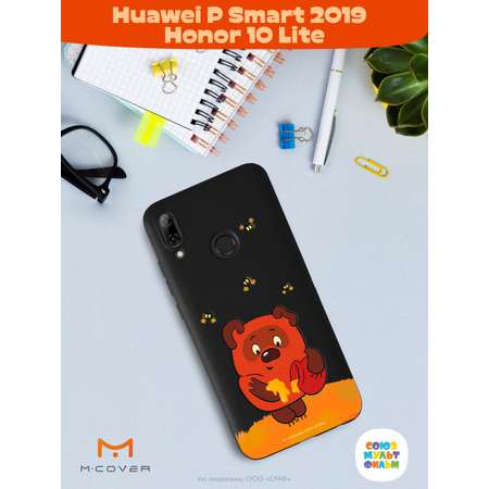 Силиконовый чехол Mcover для смартфона Huawei P Smart 2019 Honor 10 Lite Союзмультфильм Медвежонок и мед