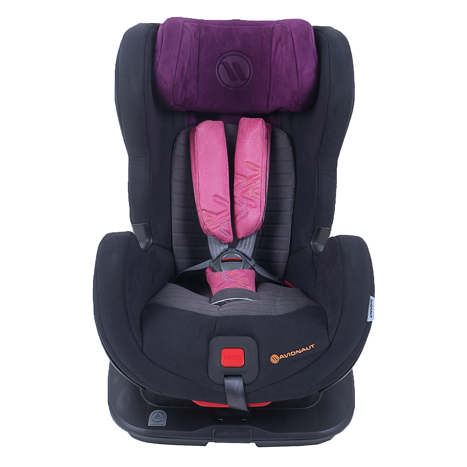 Автокресло Avionaut Glider Softy Isofix 9-25кг Черный-Фиолетовый - фото 4