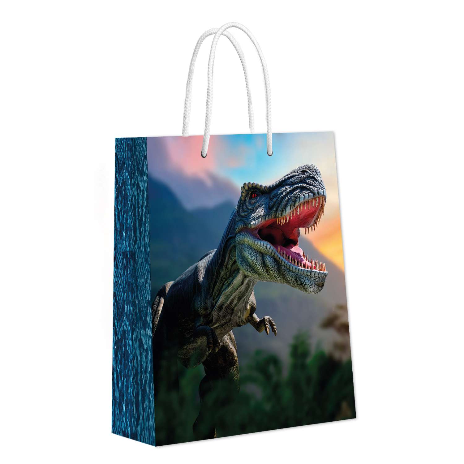 Пакет подарочный ND Play Динозавр на закате 25*35*10 см - фото 2