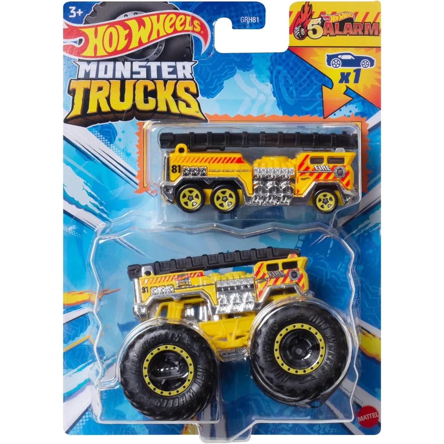 Машинка Hot Wheels Monster Truck HWN39 GRH81 - фото 1