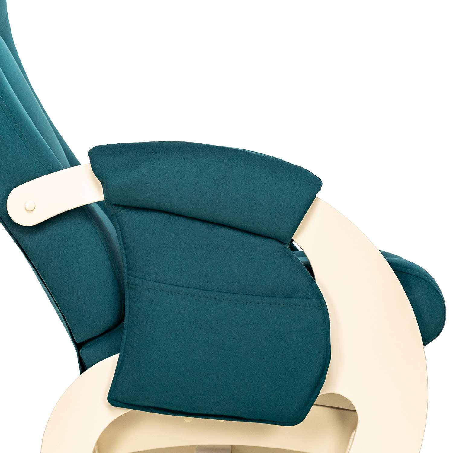 Кресло для кормления Milli Ария с карманами дуб шампань / ткань V 20 - фото 8