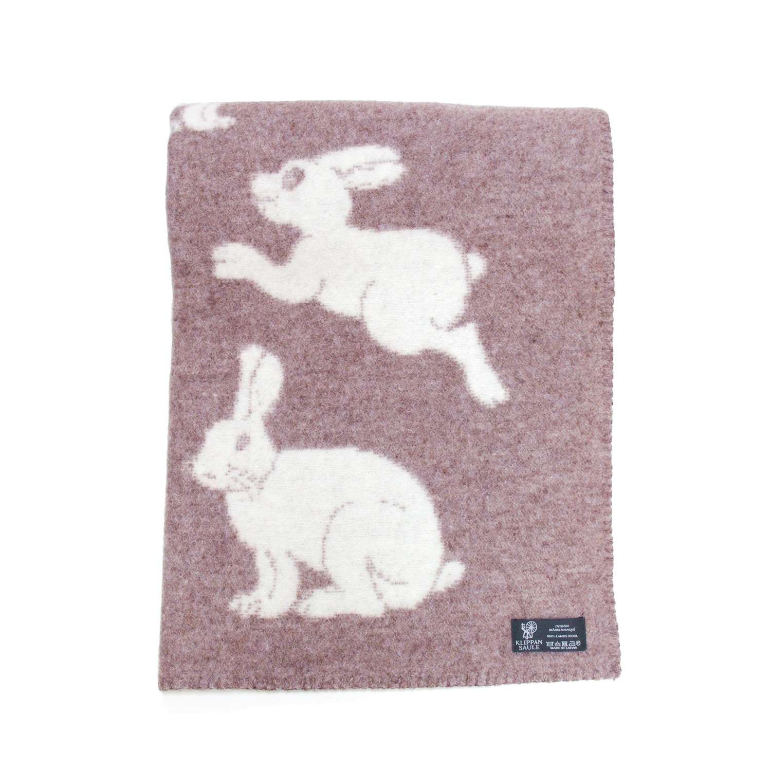 Одеяло шерстяное детское Klippan Saule Кролик Роджер 70х90 см - фото 2