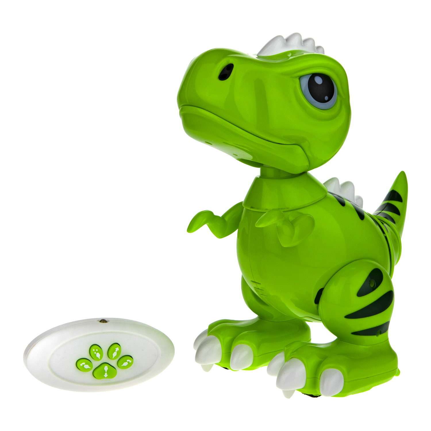 Интерактивная игрушка Robo Pets Динозавр Т-РЕКС зеленый на РУ со световыми звуковыми и эффектами движения - фото 3