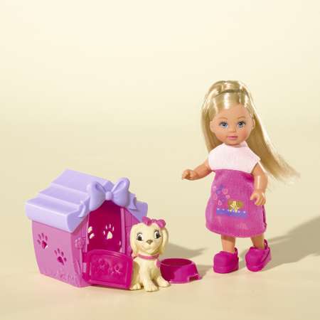 Кукла Evi Еви с собачкой в домике