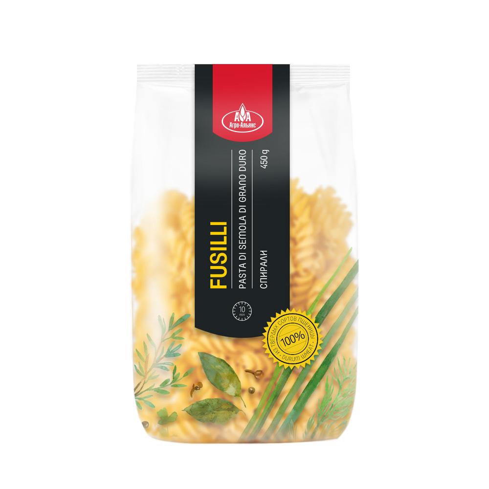 Макаронные изделия Агро-Альянс Fusilli Спираль 450г купить по цене 69 ₽ в  интернет-магазине Детский мир