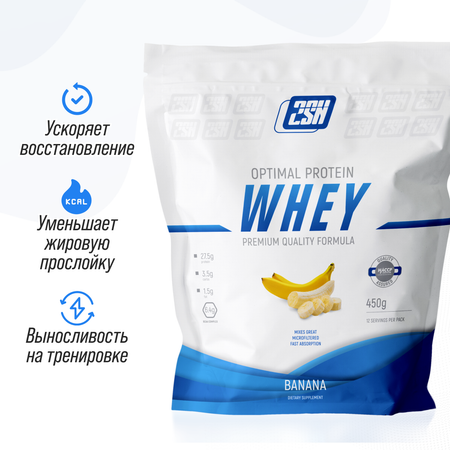 Протеин сывороточный 2SN Whey Protein 12 порций 450 г Банан