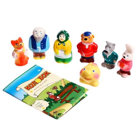 Набор резиновых игрушек Sima-Land «Колобок» 7 шт