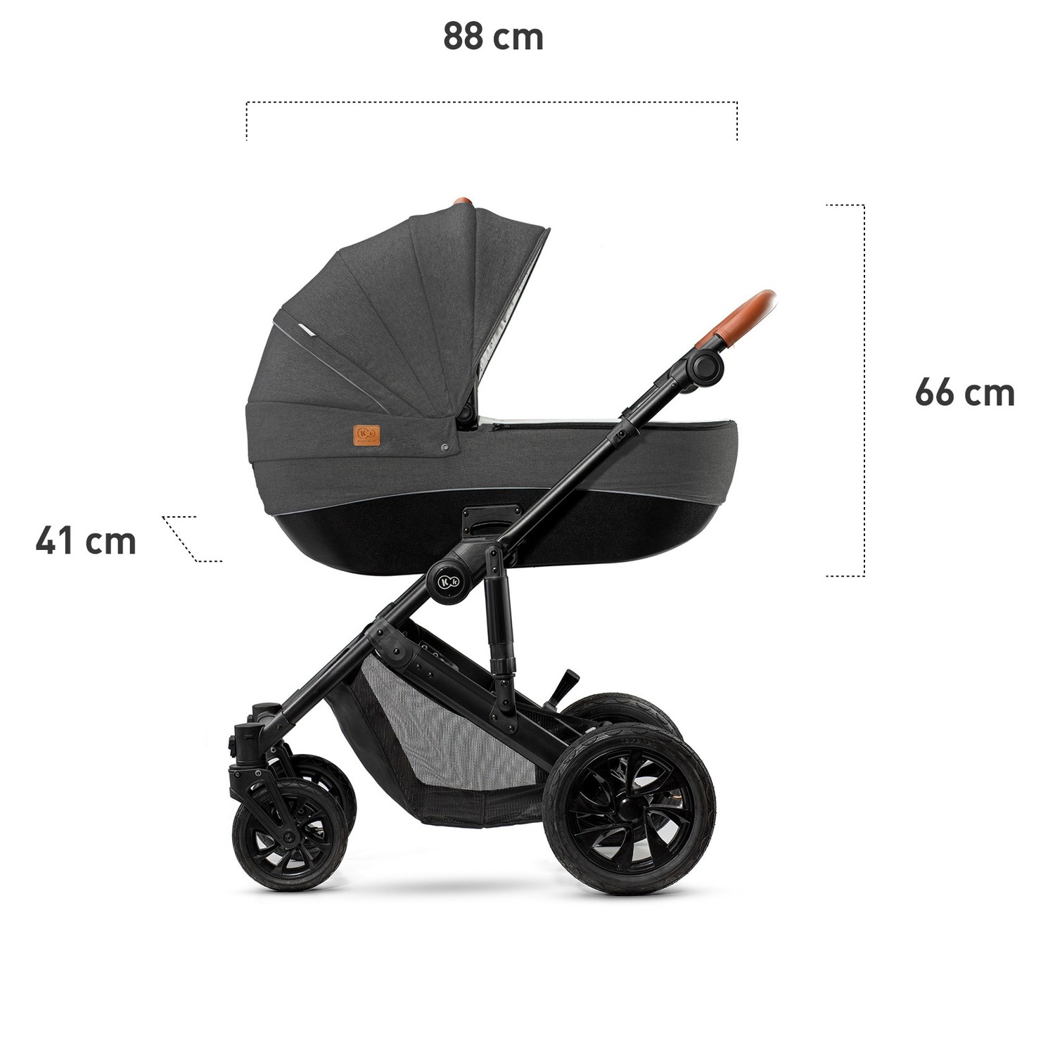 Коляска 2в1 Kinderkraft Prime 2020 Black - фото 12