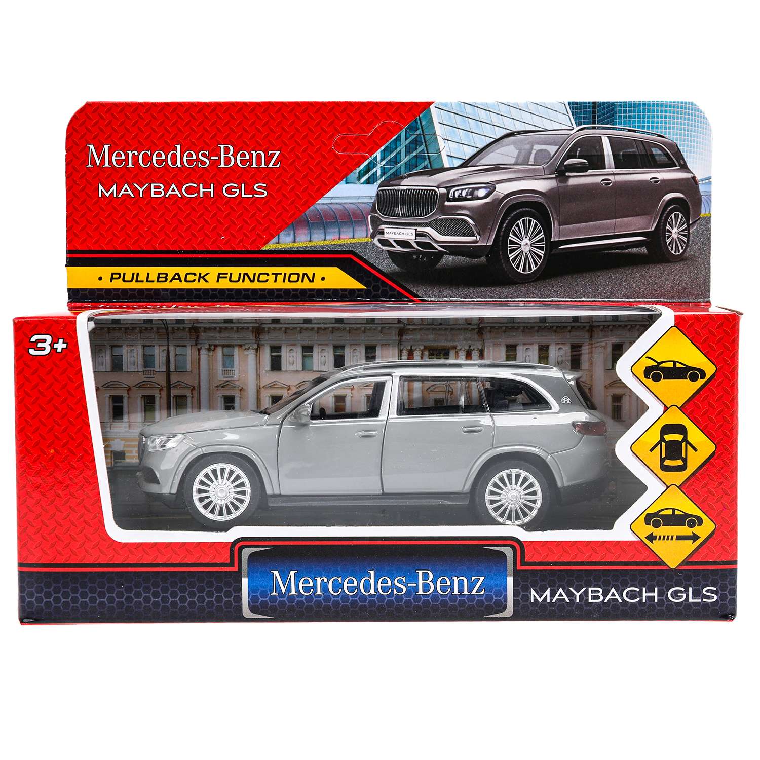 Автомобиль Huada Toys Mercedes Benz серый 384397 - фото 2