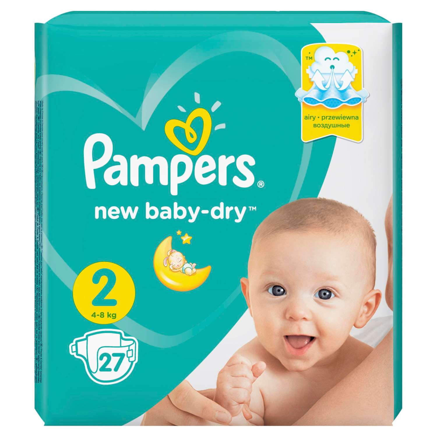 Подгузники Pampers New Baby-Dry 2 4-8кг 27шт - фото 11