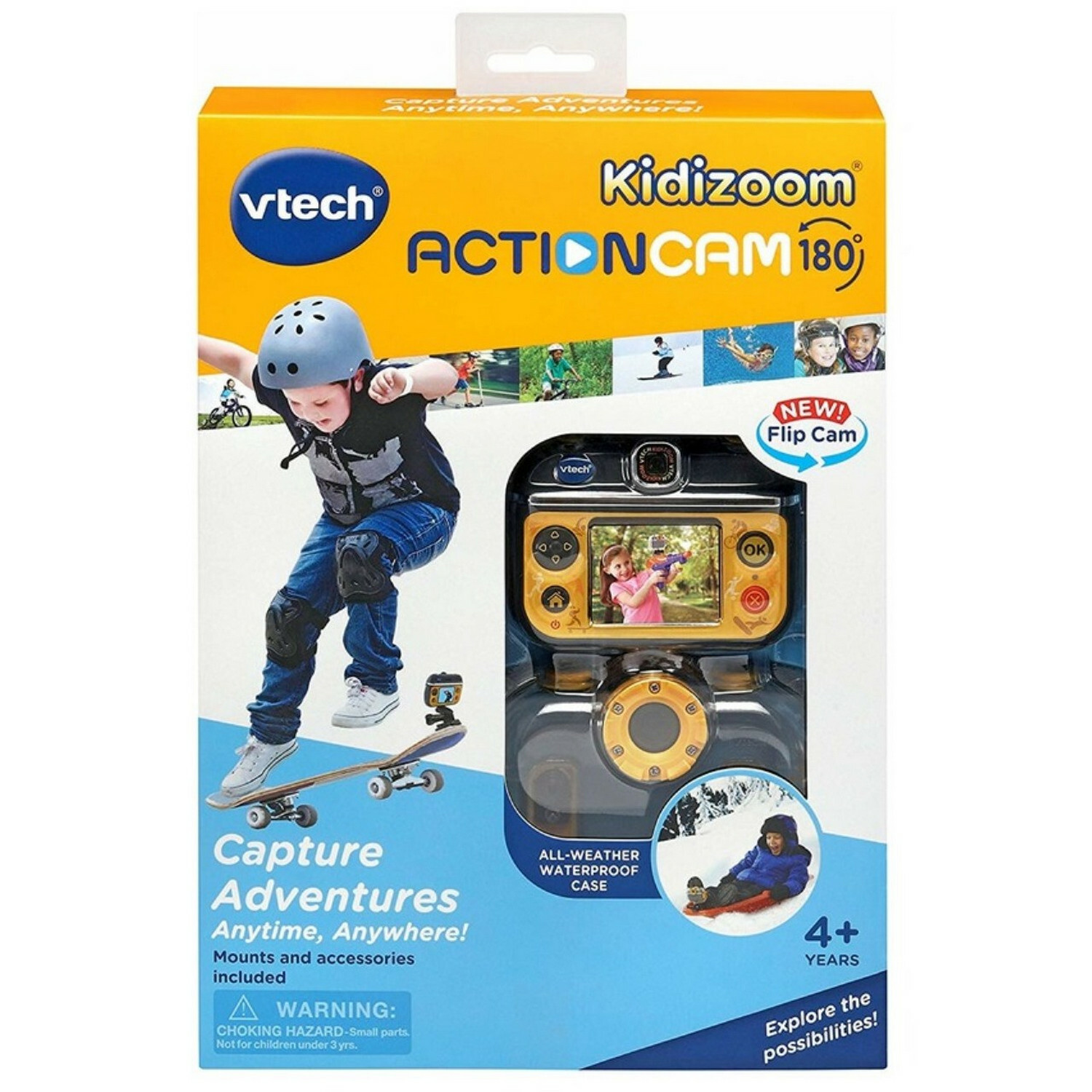 Камера Vtech Kidizoom Action Cam цифровая 80-507003 - фото 2