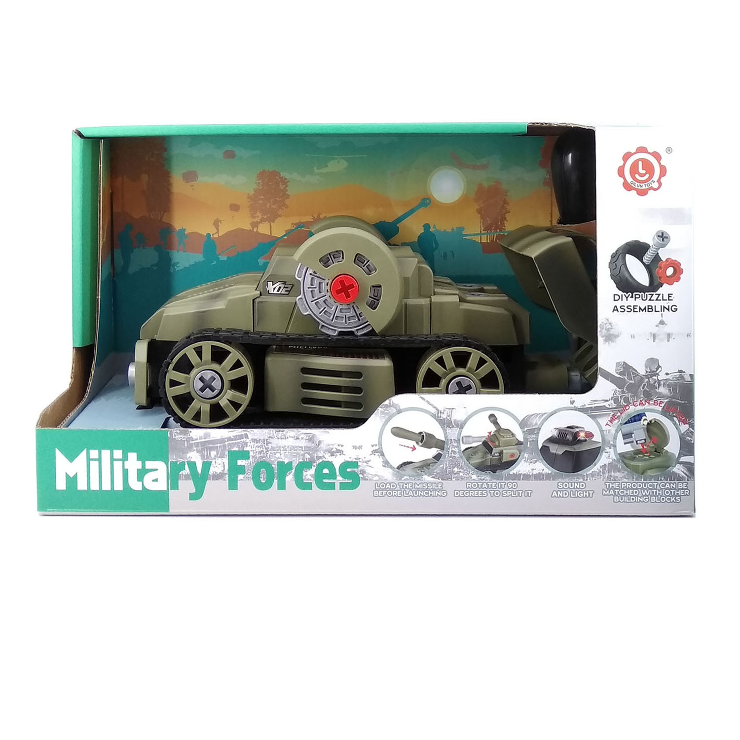 Боевая машина QILUN TOYS локатор C49561/A1222803U - фото 2