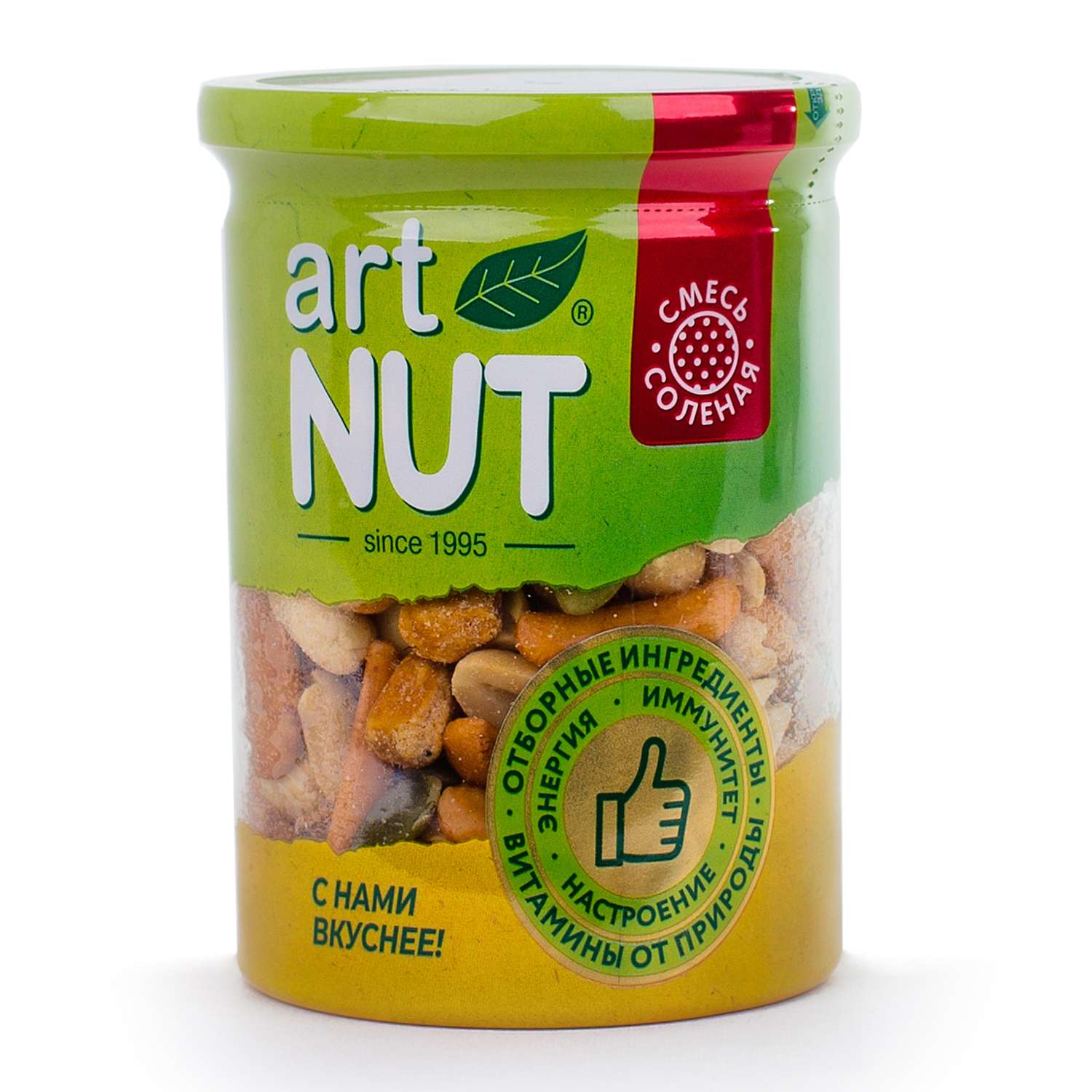Смесь орехов крекеров и кукурузы Artnut соленая 130г - фото 1