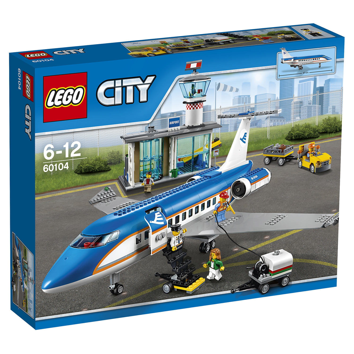 Конструктор LEGO City Airport Пассажирский терминал аэропорта (60104)  купить по цене 8499 ₽ в интернет-магазине Детский мир