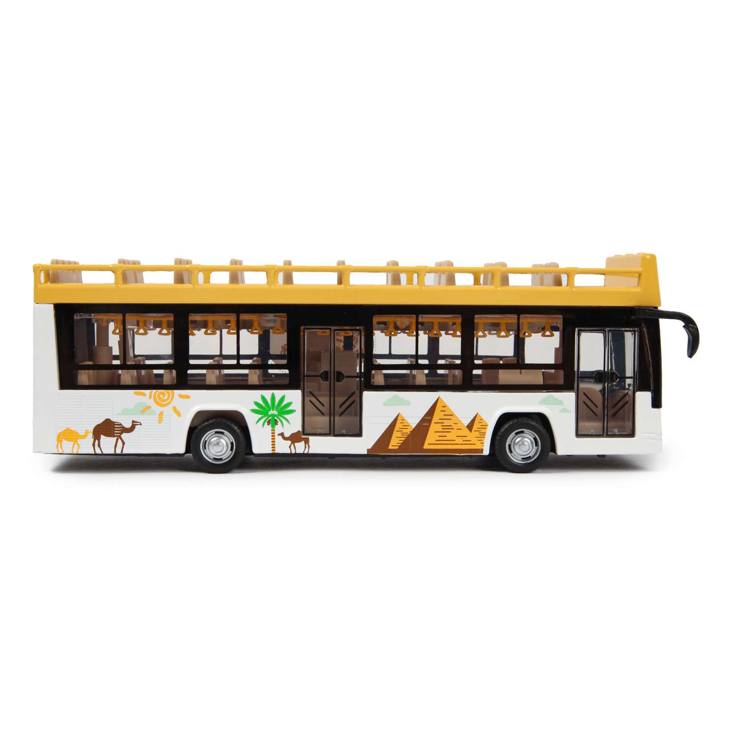 Автобус MSZ 1:48 Sightseeing Желтый 68429 68429 - фото 3