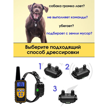 Ошейник для собак SuperPets электронный дрессировочный