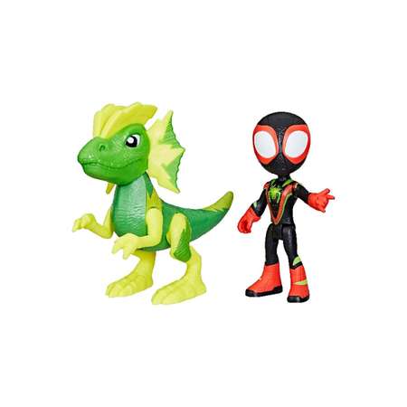 Фигурка Hasbro Miles Spin Morales and Marvel's Electrosaurus 10 см