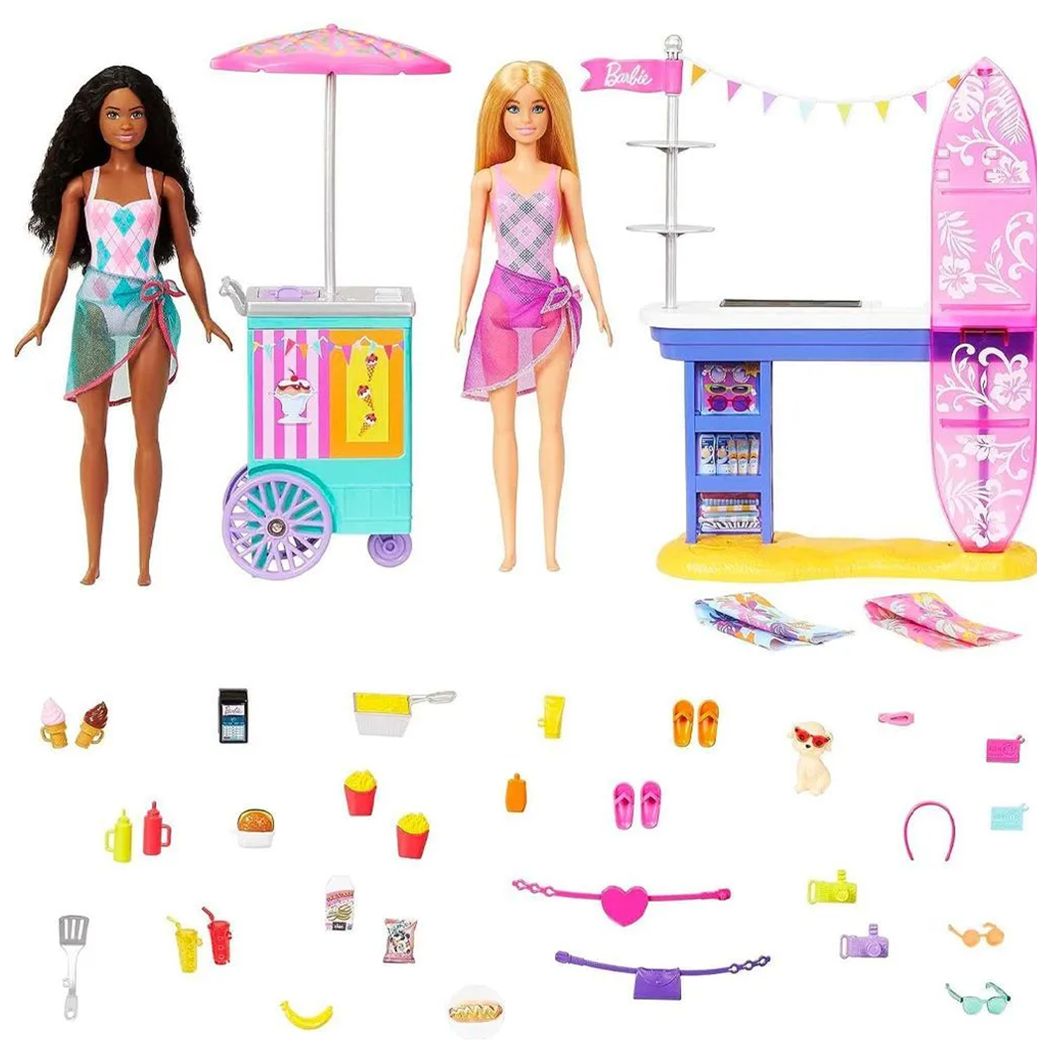 Кукла Barbie Кафе на пляже купить по цене 11270 ₽ в интернет-магазине  Детский мир