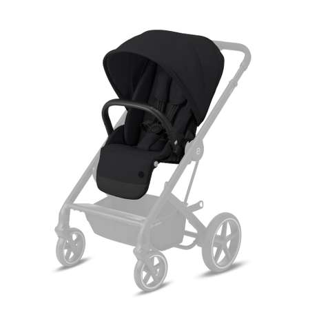 Коляска 3в1 Cybex Balios S BLK с дождевиком Deep Black