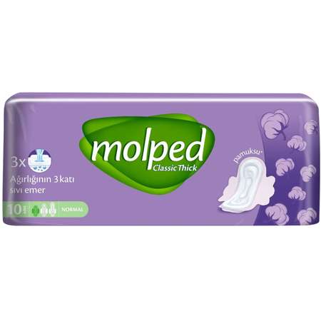 Антибактериальные прокладки Molped Classic Thick Normal 10 шт