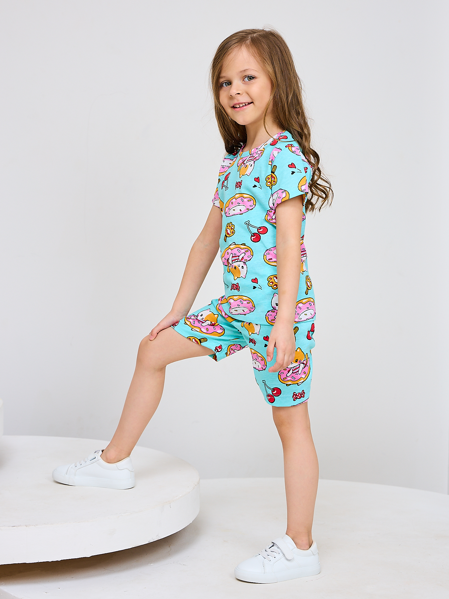 Футболка и шорты Mil Art kids 1902201547SUIT-SHORTS-LETO-BLUE - фото 6