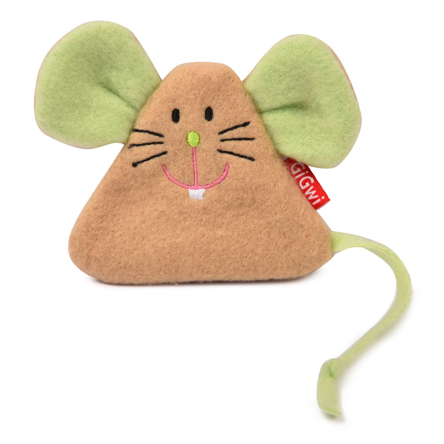 Игрушка для кошек GiGwi Мышка с кошачьей мятой 50116 - фото 1