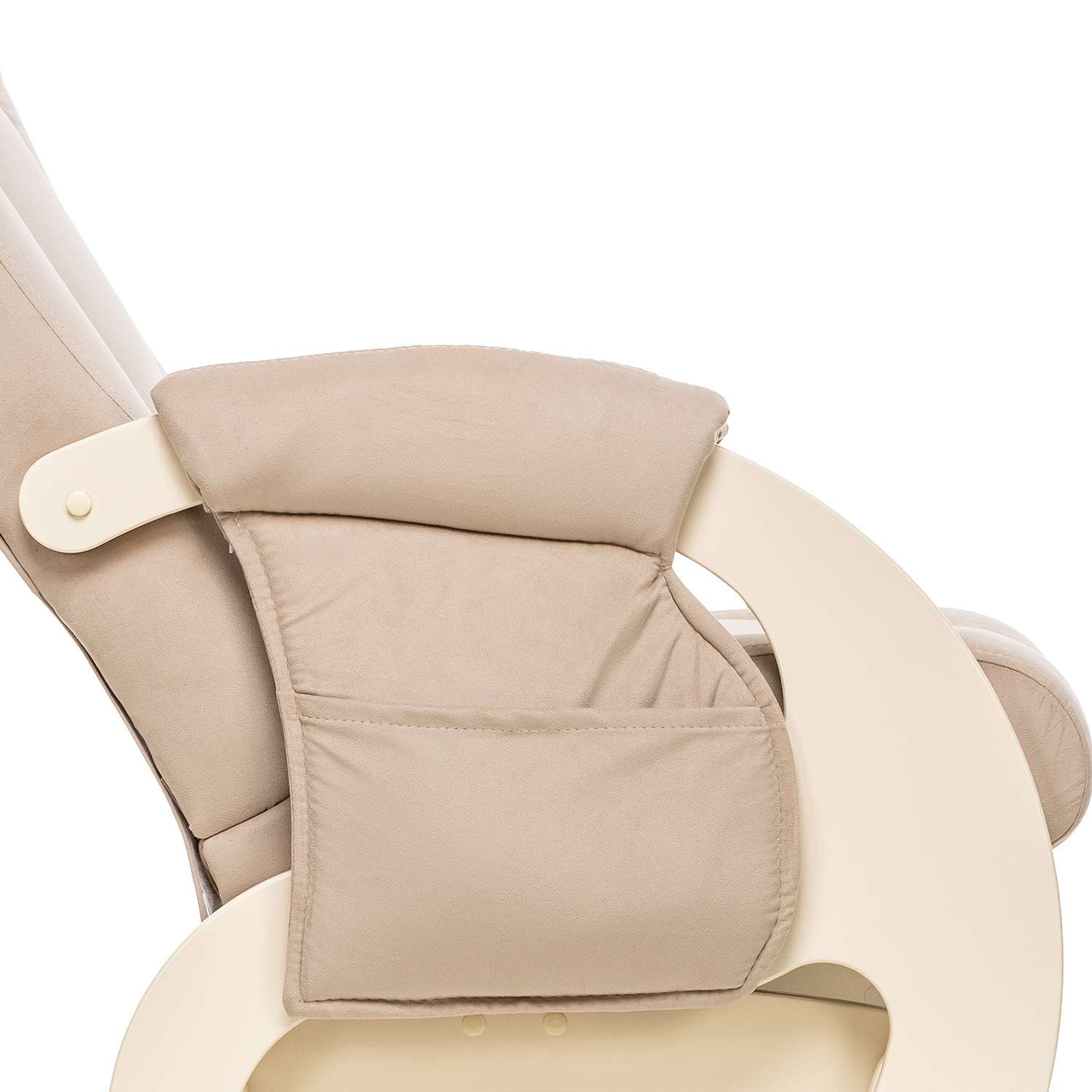 Кресло для кормления Milli Ария с карманами дуб шампань / ткань V 18 - фото 8