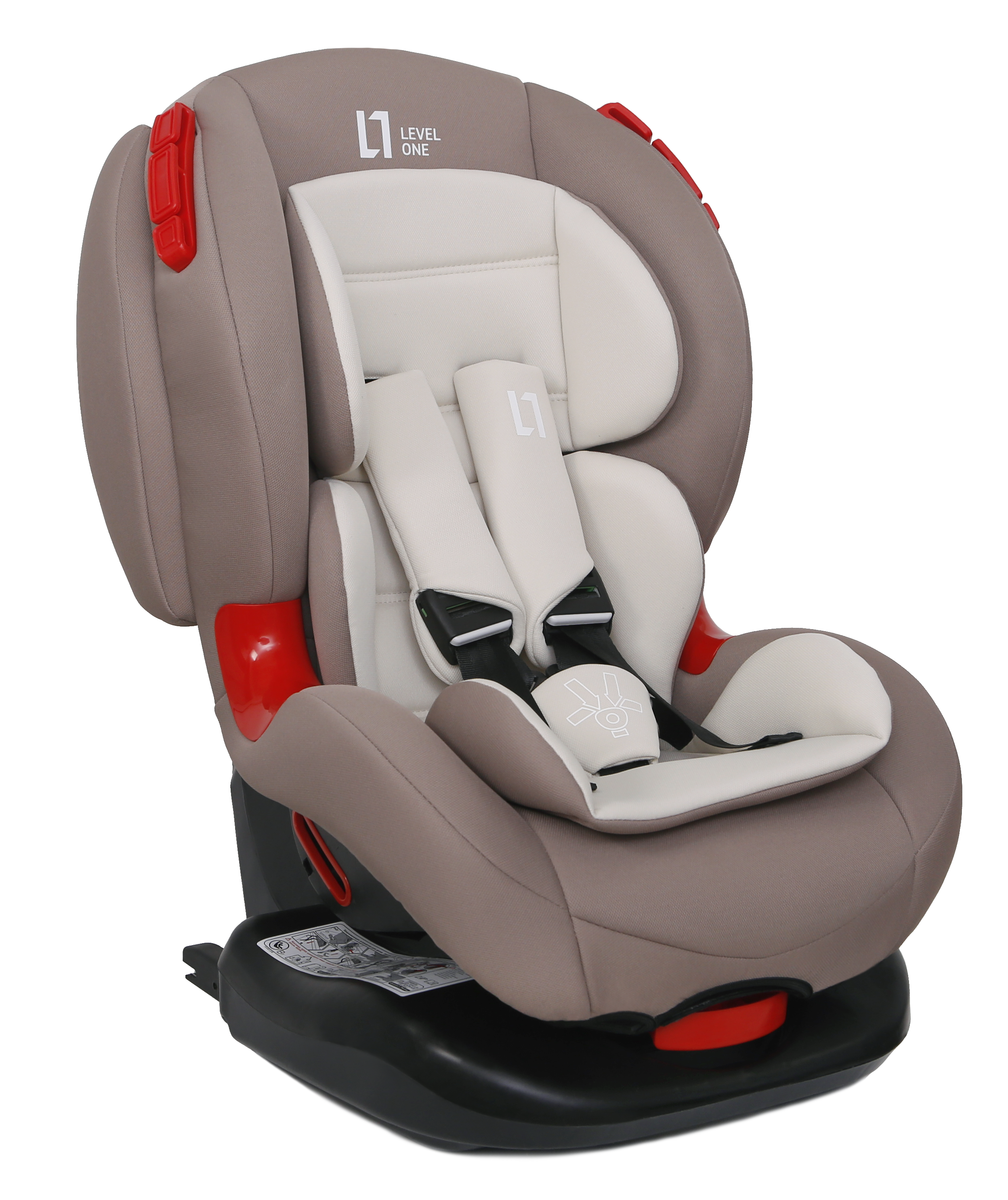 Детское автокресло Еду-Еду KS 527 Isofix гр.I/II серия Level One beige - фото 1