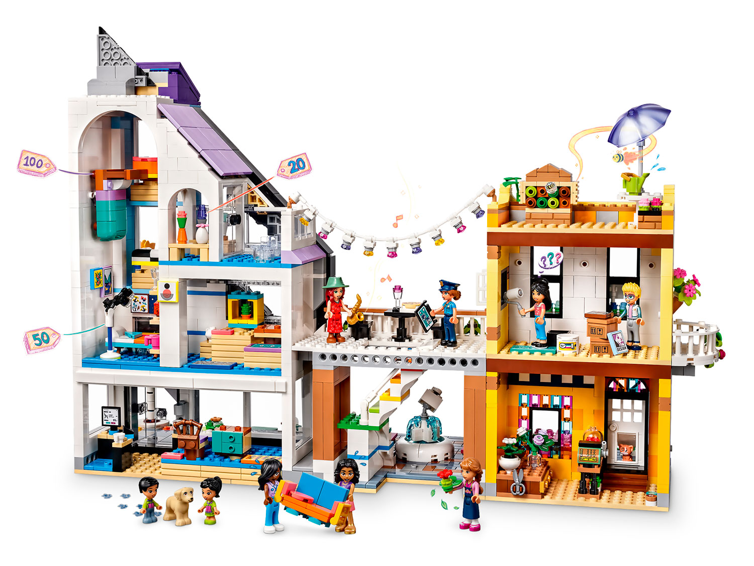 Конструктор детский LEGO Friends Магазины цветов 41732 - фото 6