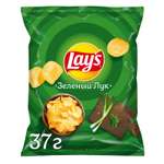 Чипсы из натурального картофеля Lays со вкусом молодого зеленого лука 37г